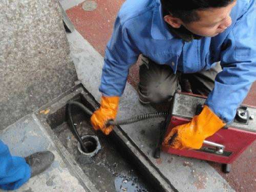 皇姑疏通下水道